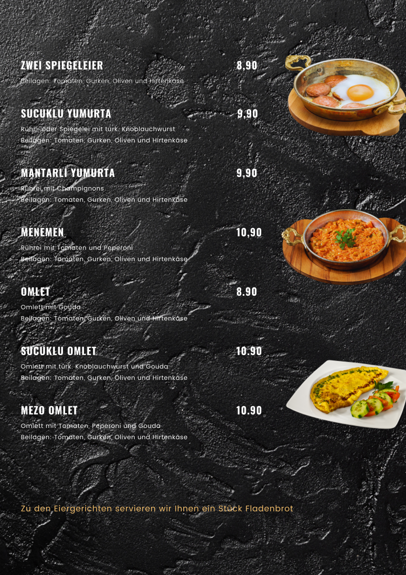 Café Mezo Photo Menu 2