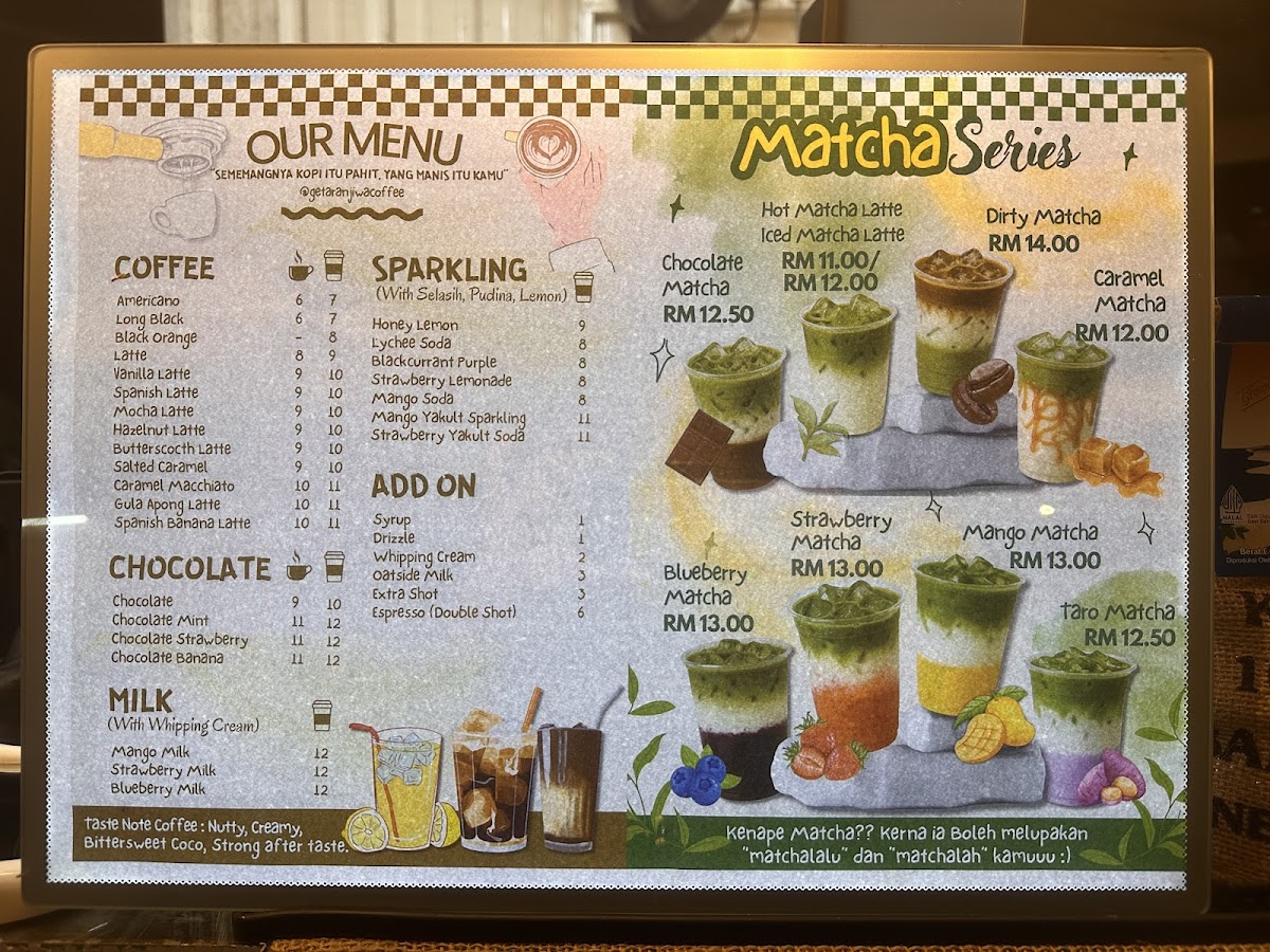 Getaran Jiwa Coffee Photo Menu 2