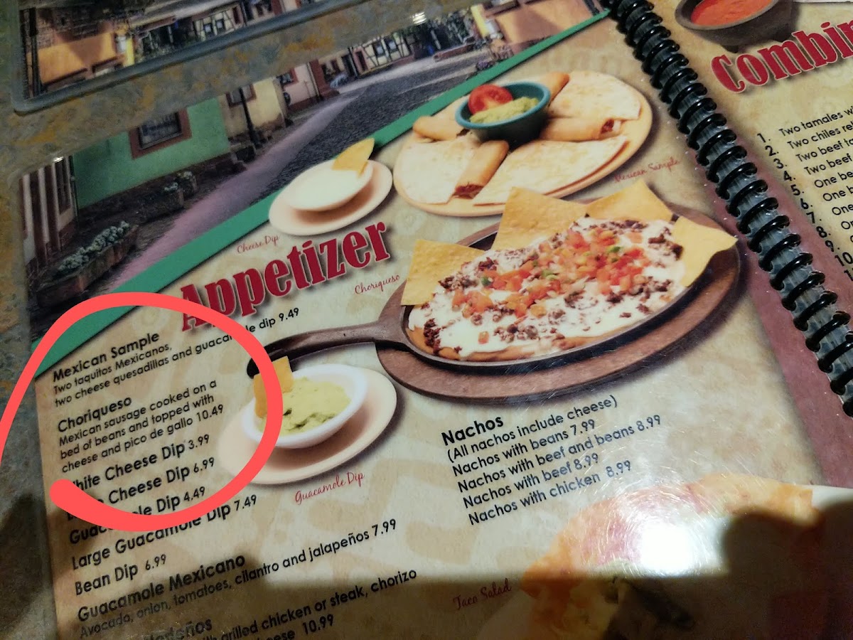 Pueblo Mexican Restaurant Photo Menu 4