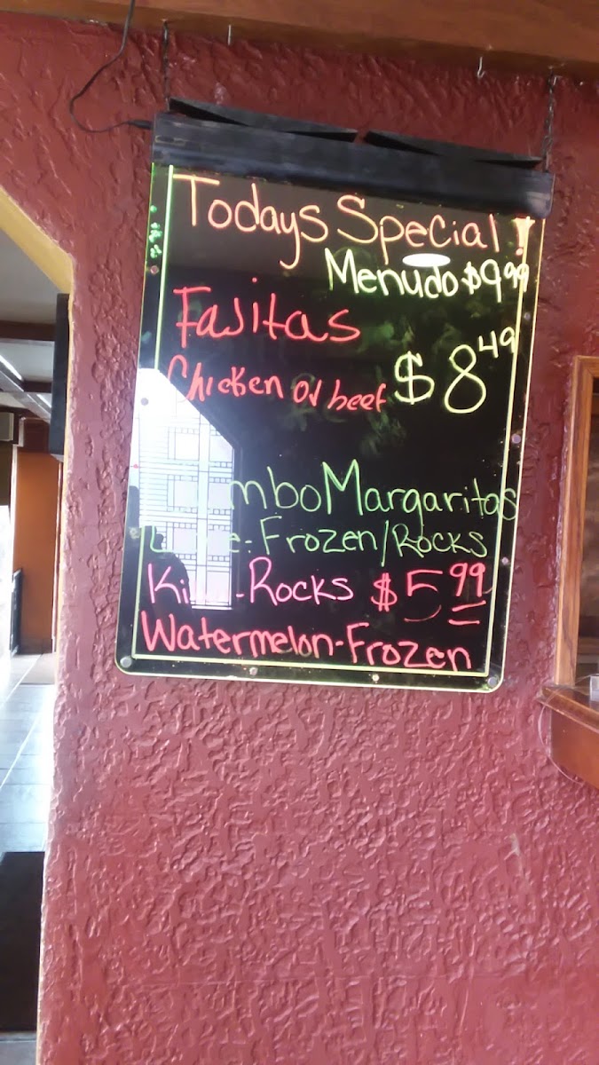Pueblo Mexican Restaurant Photo Menu 5