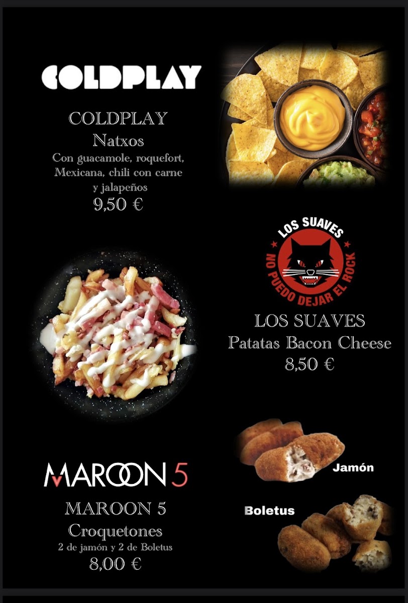 El Azogue Rock Photo Menu 4