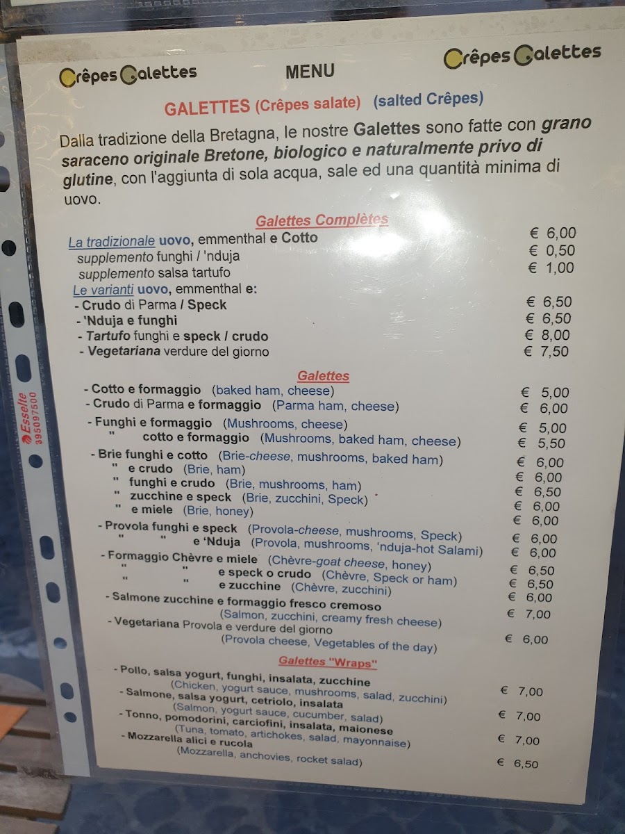 Crepes Galettes Photo Menu 10