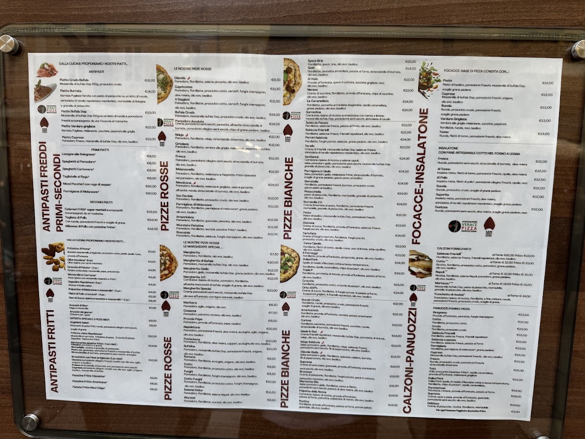 San Genna' Pizzeria Napoletana Photo Menu 1