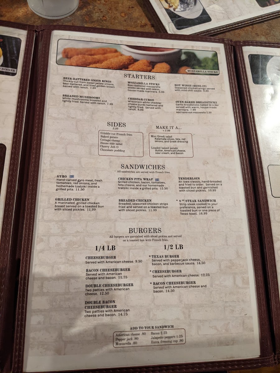 George & Nick's Pizza & Steakhouse Photo Menu 7