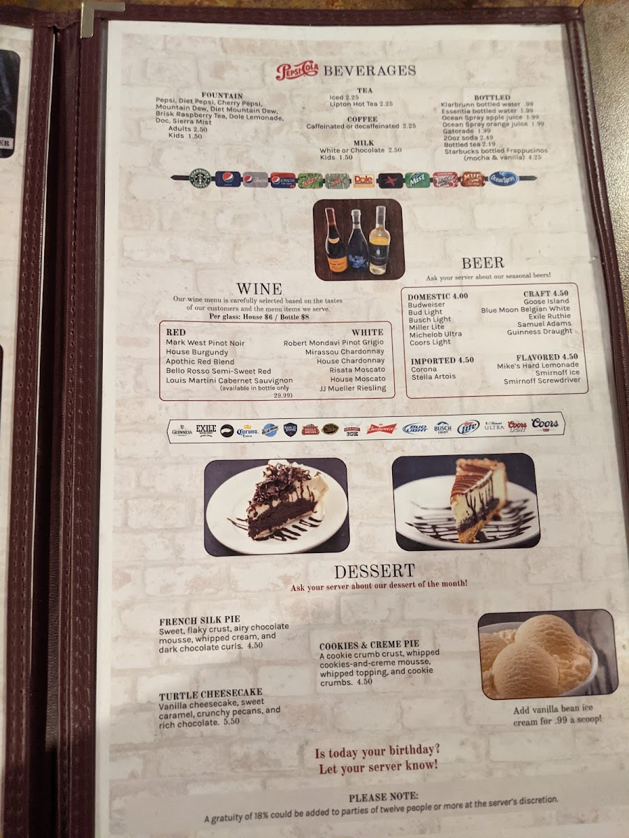 George & Nick's Pizza & Steakhouse Photo Menu 8