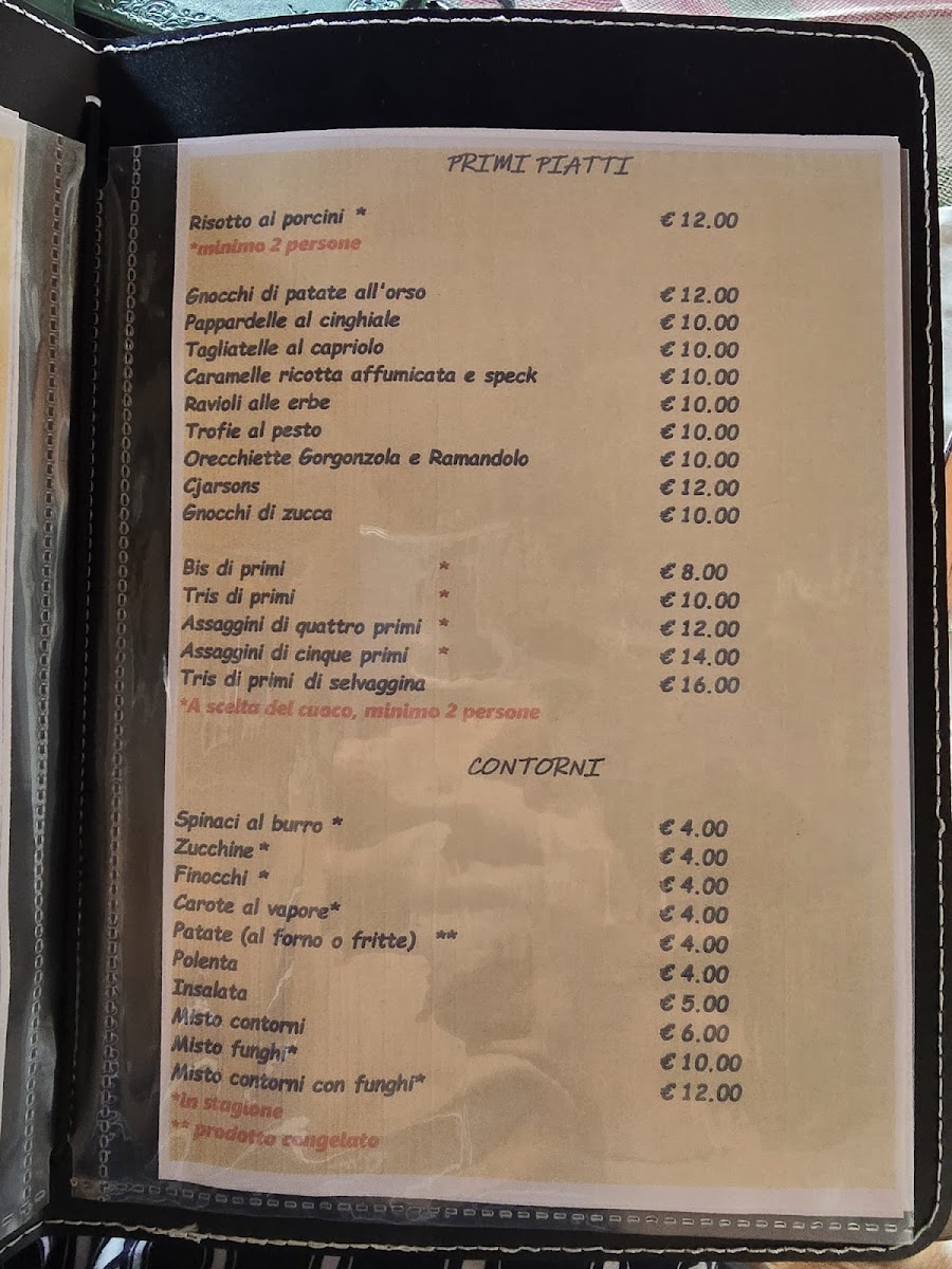 Locanda dall' orso / Restavracija pri Medvedu Photo Menu 10