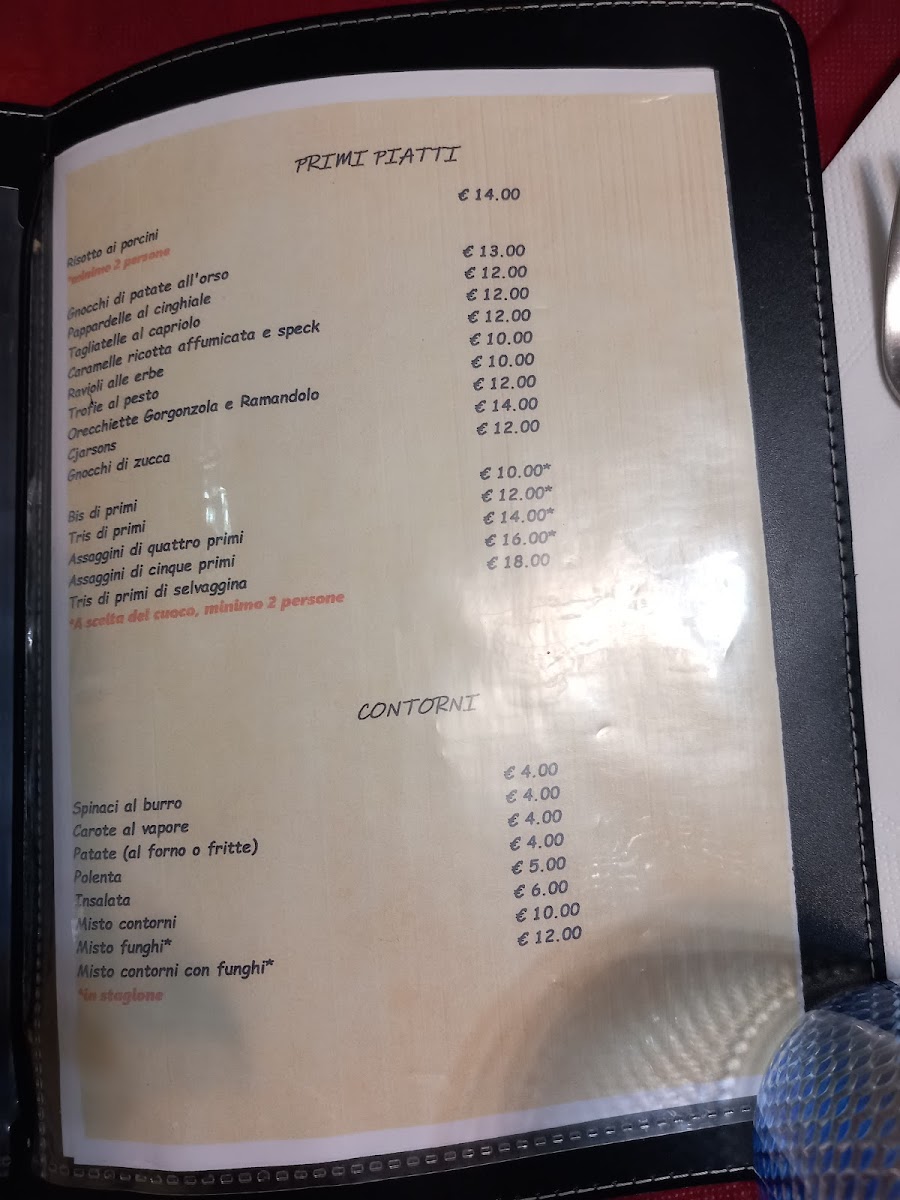 Locanda dall' orso / Restavracija pri Medvedu Photo Menu 4