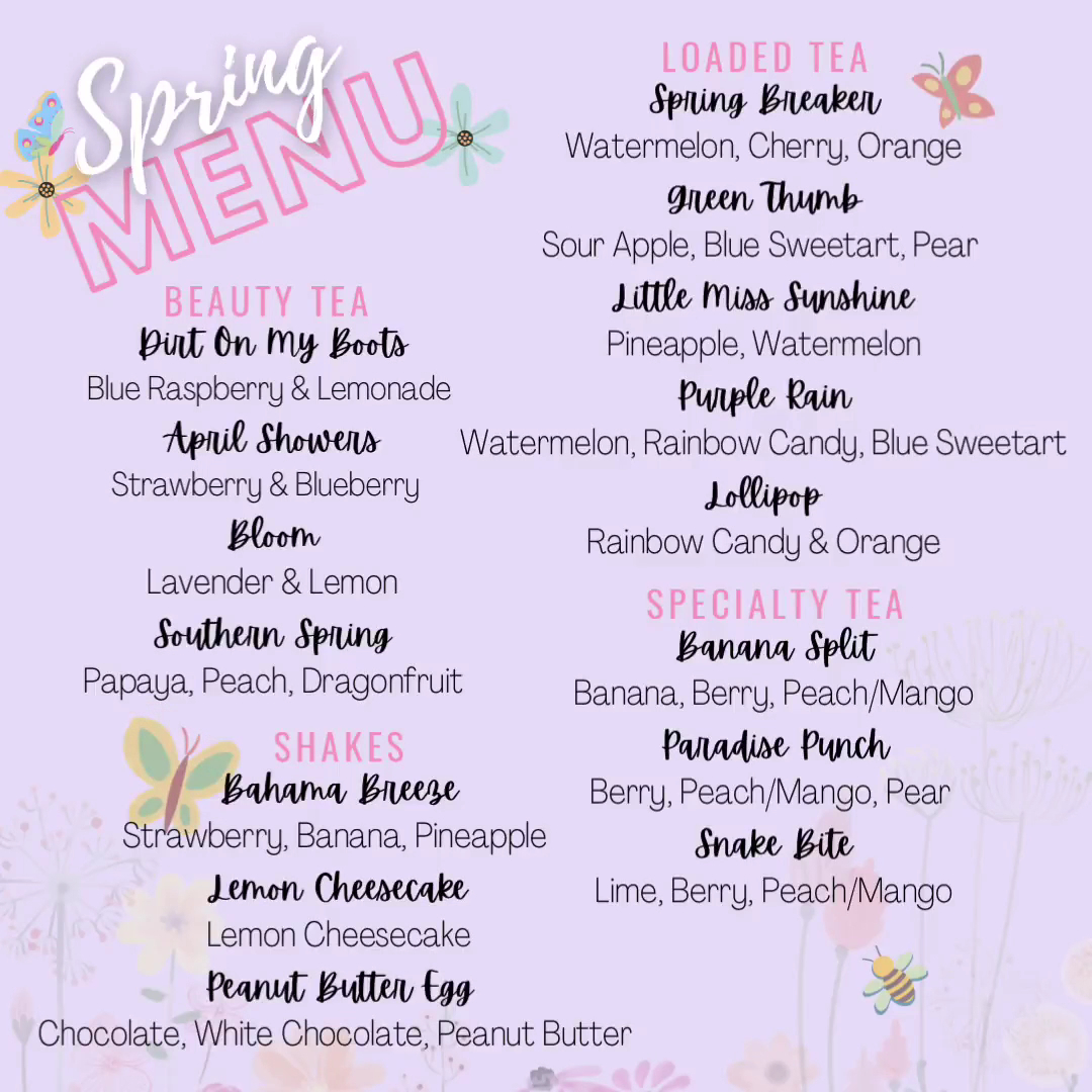 Southern Twist Nutrition Photo Menu 3