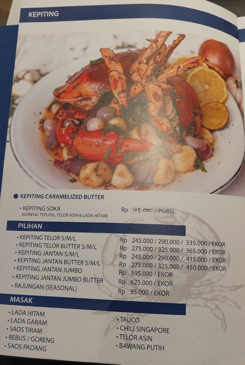 SEAFOOD PONDOK SEDAP MALAM JAKARTA SELATAN CIKAJANG Photo Menu 1