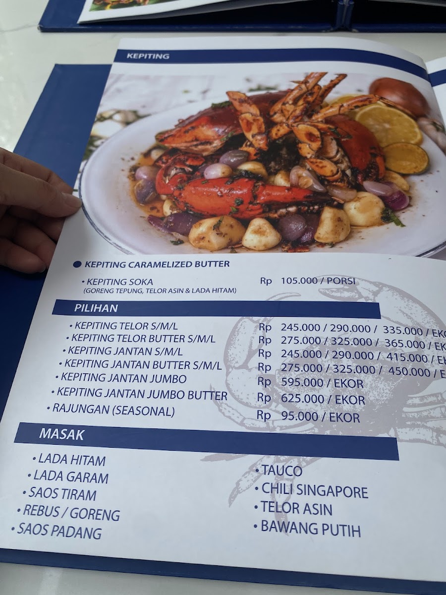 SEAFOOD PONDOK SEDAP MALAM JAKARTA SELATAN CIKAJANG Photo Menu 2