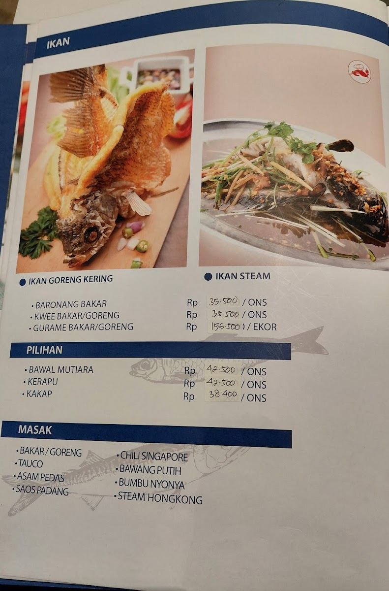 SEAFOOD PONDOK SEDAP MALAM JAKARTA SELATAN CIKAJANG Photo Menu 3