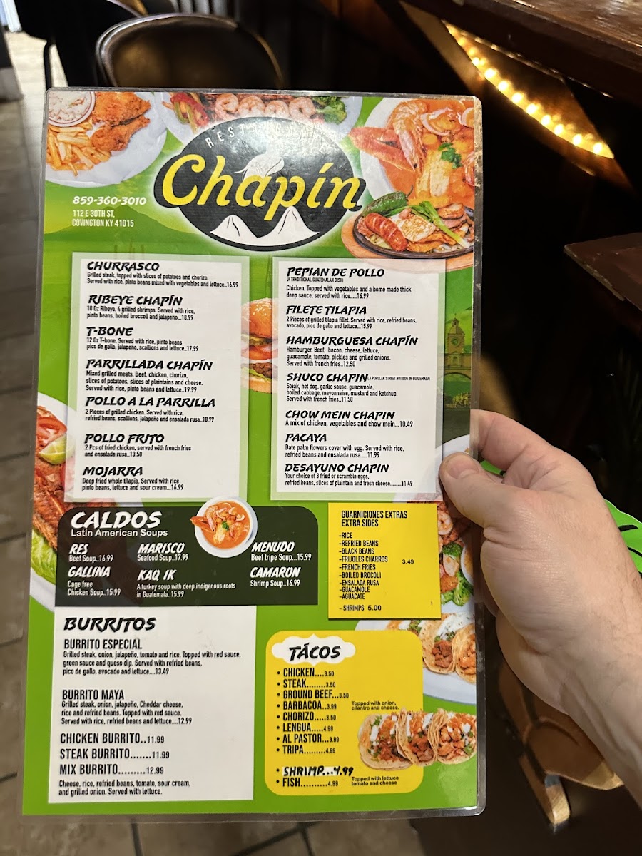 Restaurante Chapín Photo Menu 5