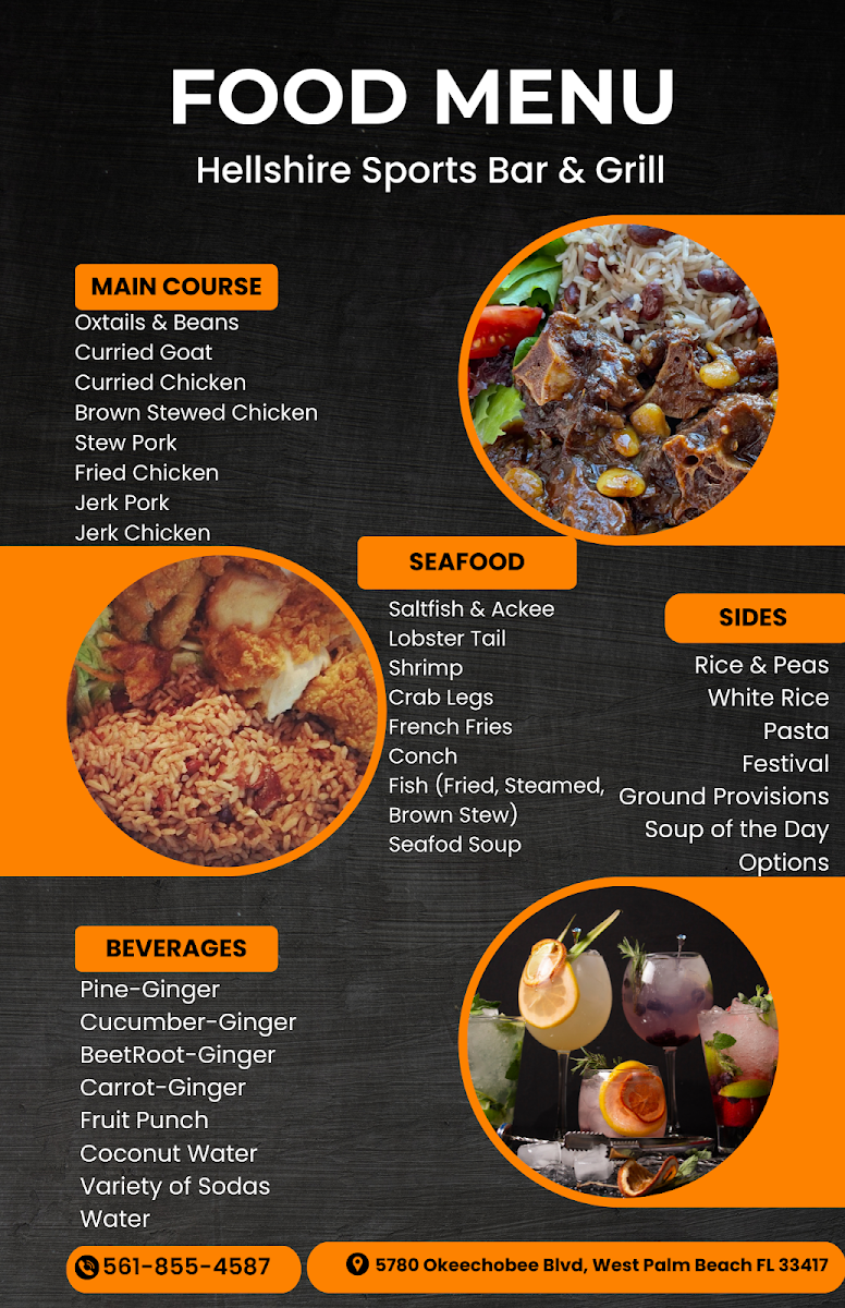 Hellshire Sports Bar and Grill Photo Menu 2