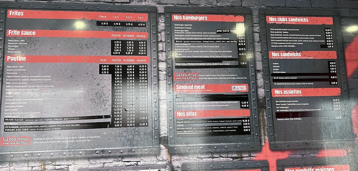 Cantine Le Rallye Photo Menu 10