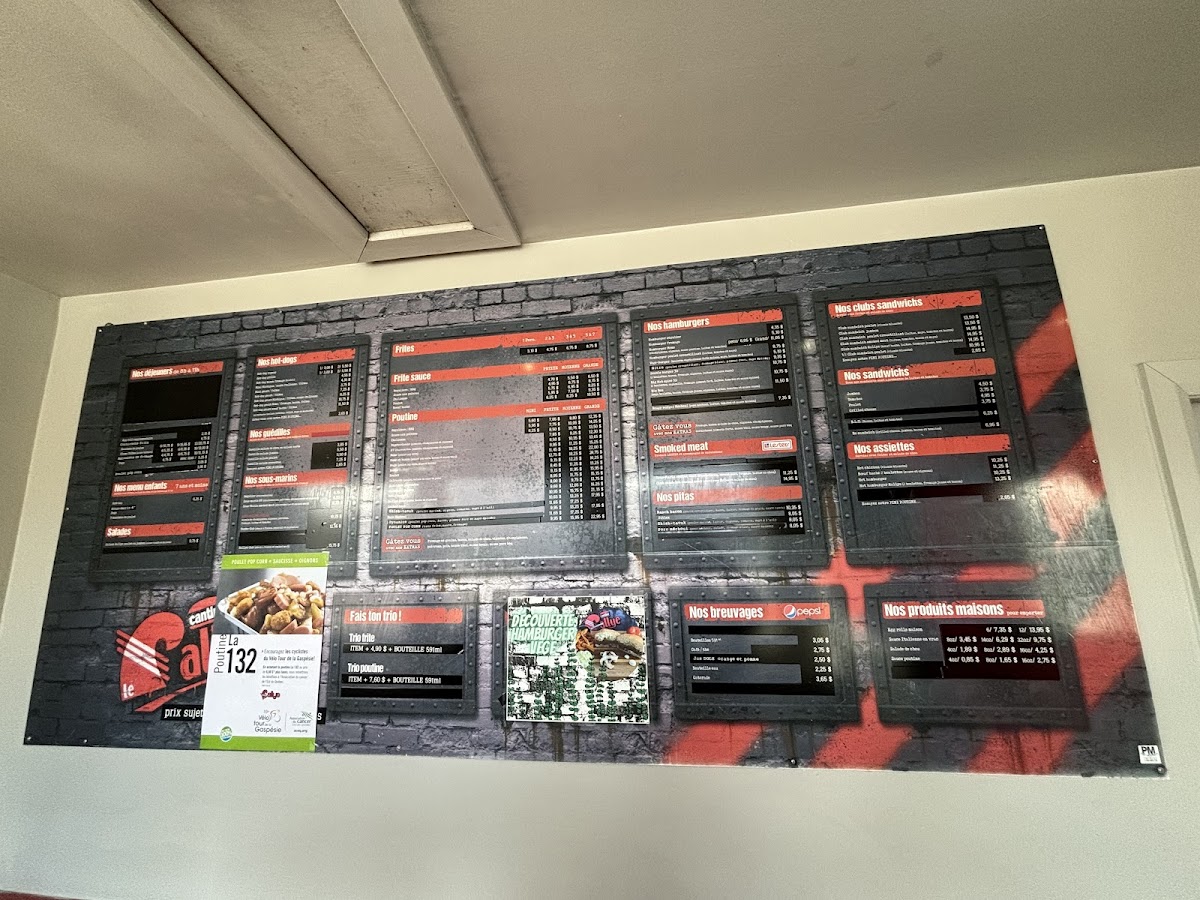 Cantine Le Rallye Photo Menu 6
