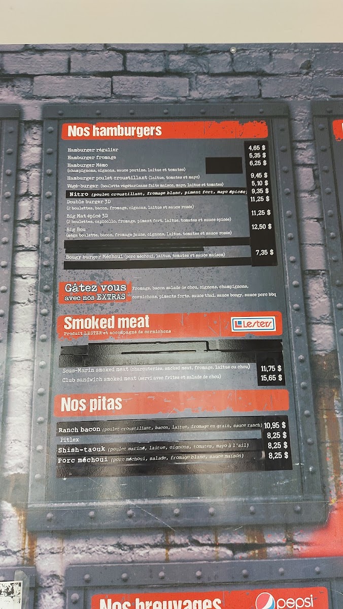 Cantine Le Rallye Photo Menu 9