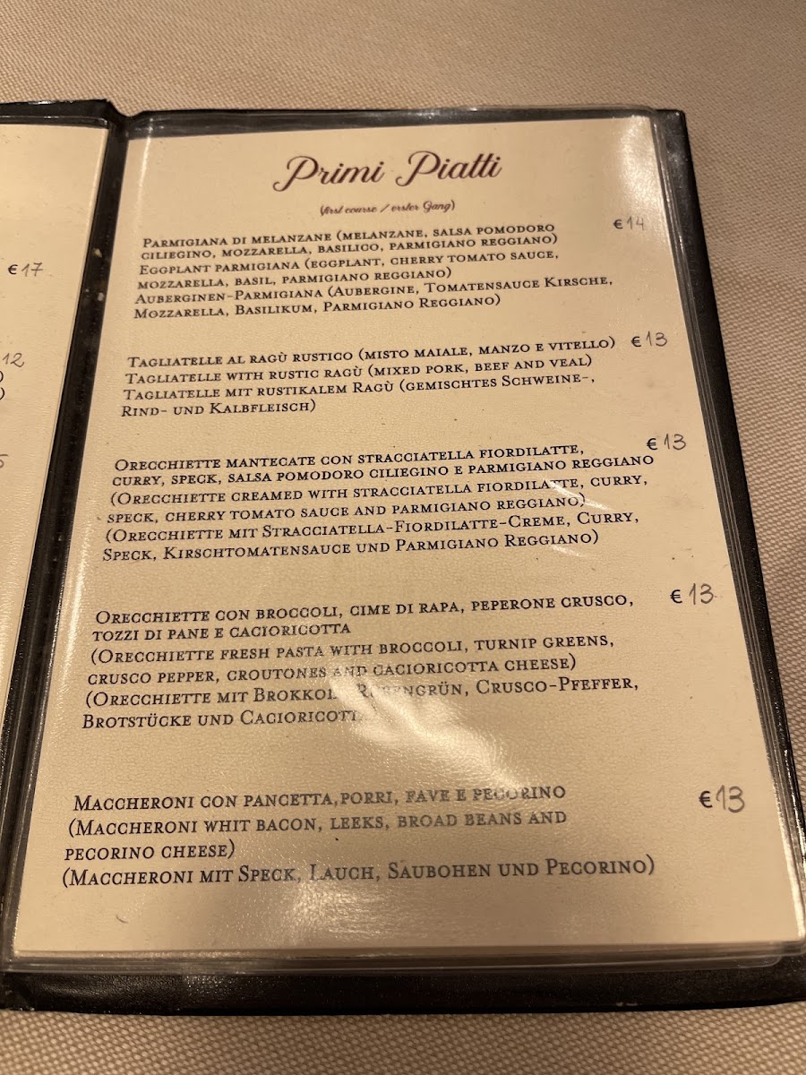 Ristorante La Taverna Photo Menu 1