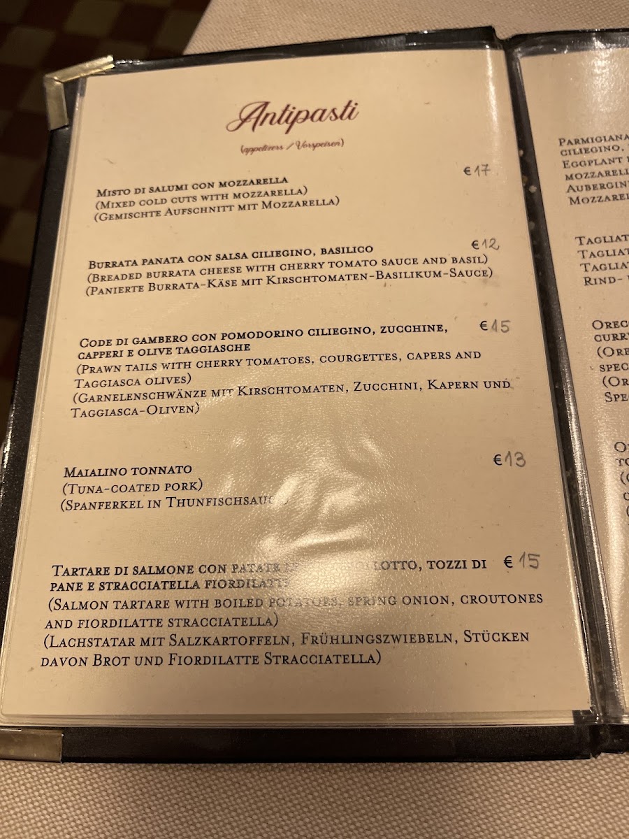 Ristorante La Taverna Photo Menu 2