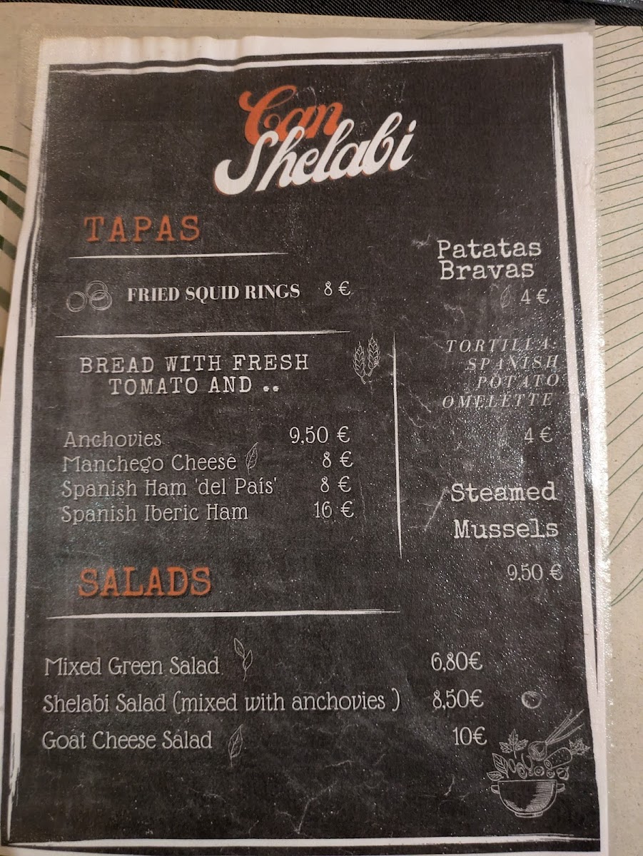 Can Shelabi Restaurant Photo Menu 5