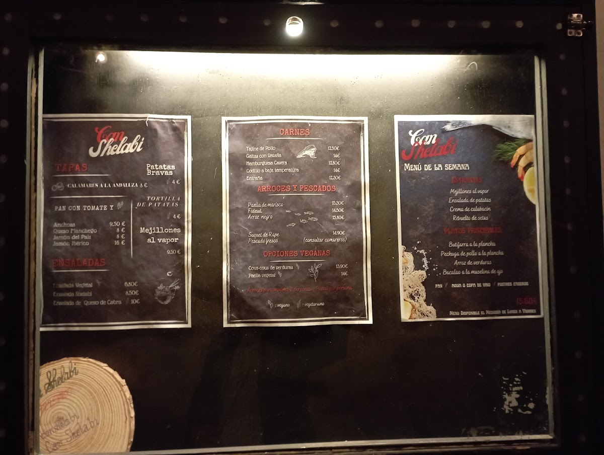 Can Shelabi Restaurant Photo Menu 9