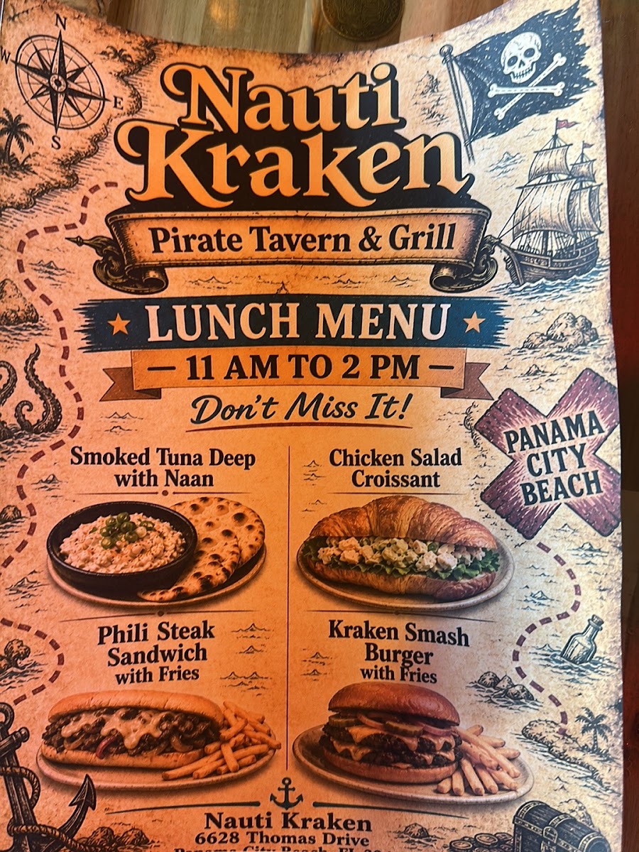 The Kraken Photo Menu 6