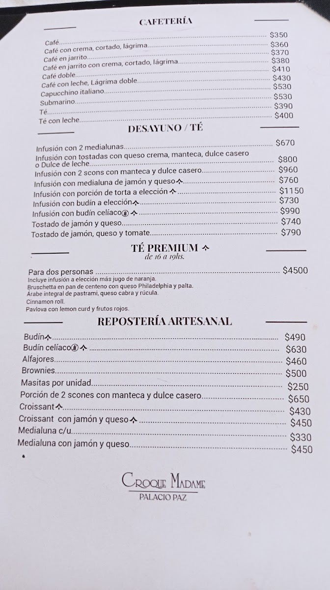 Croque Madame Photo Menu 10