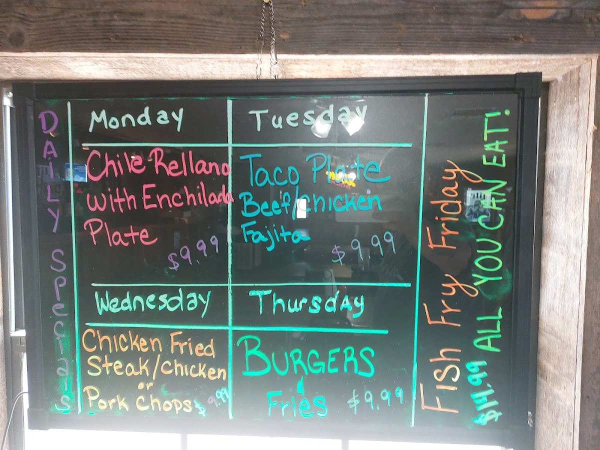 Cowboy's Restaurant Photo Menu 8