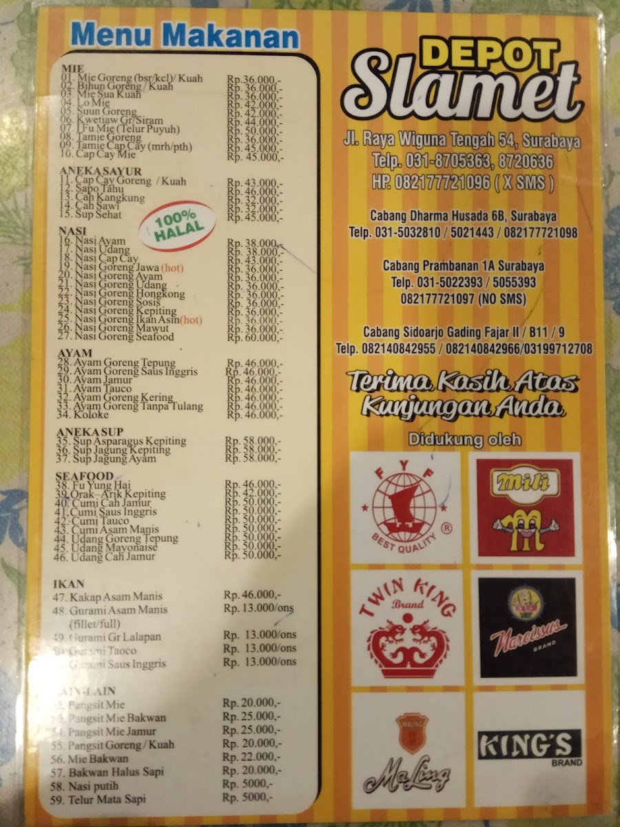 Depot Slamet Photo Menu 7