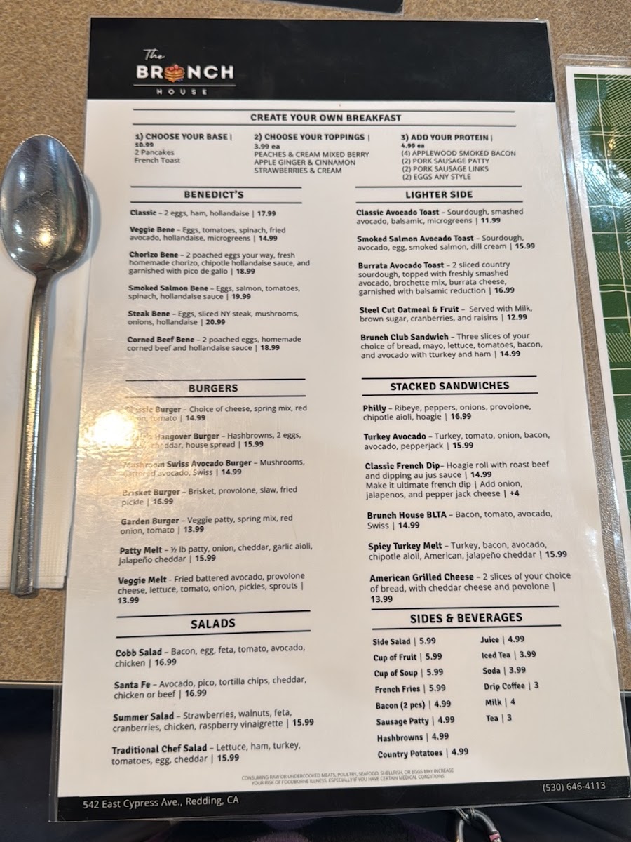 The Brunch House Photo Menu 5
