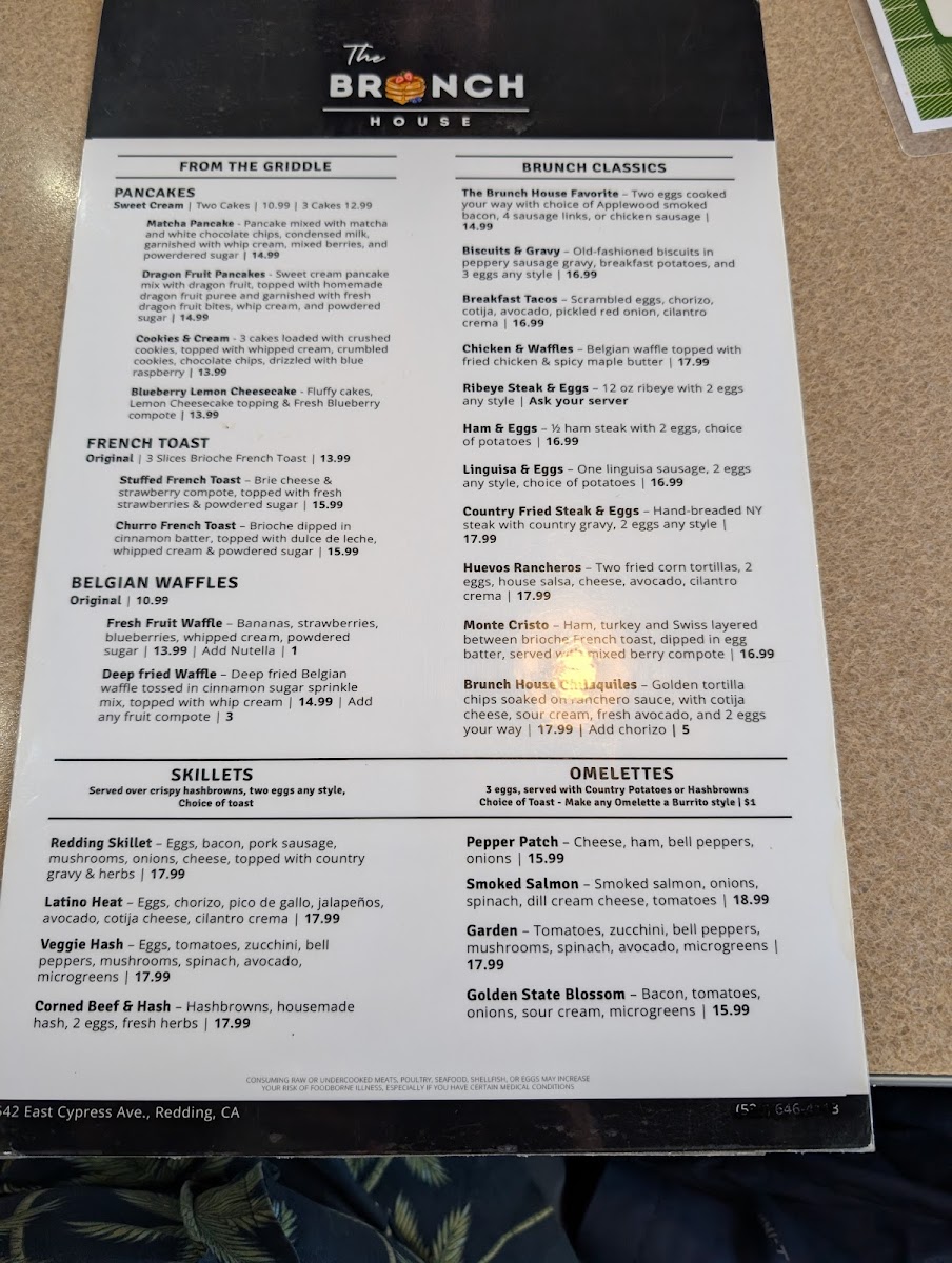 The Brunch House Photo Menu 6