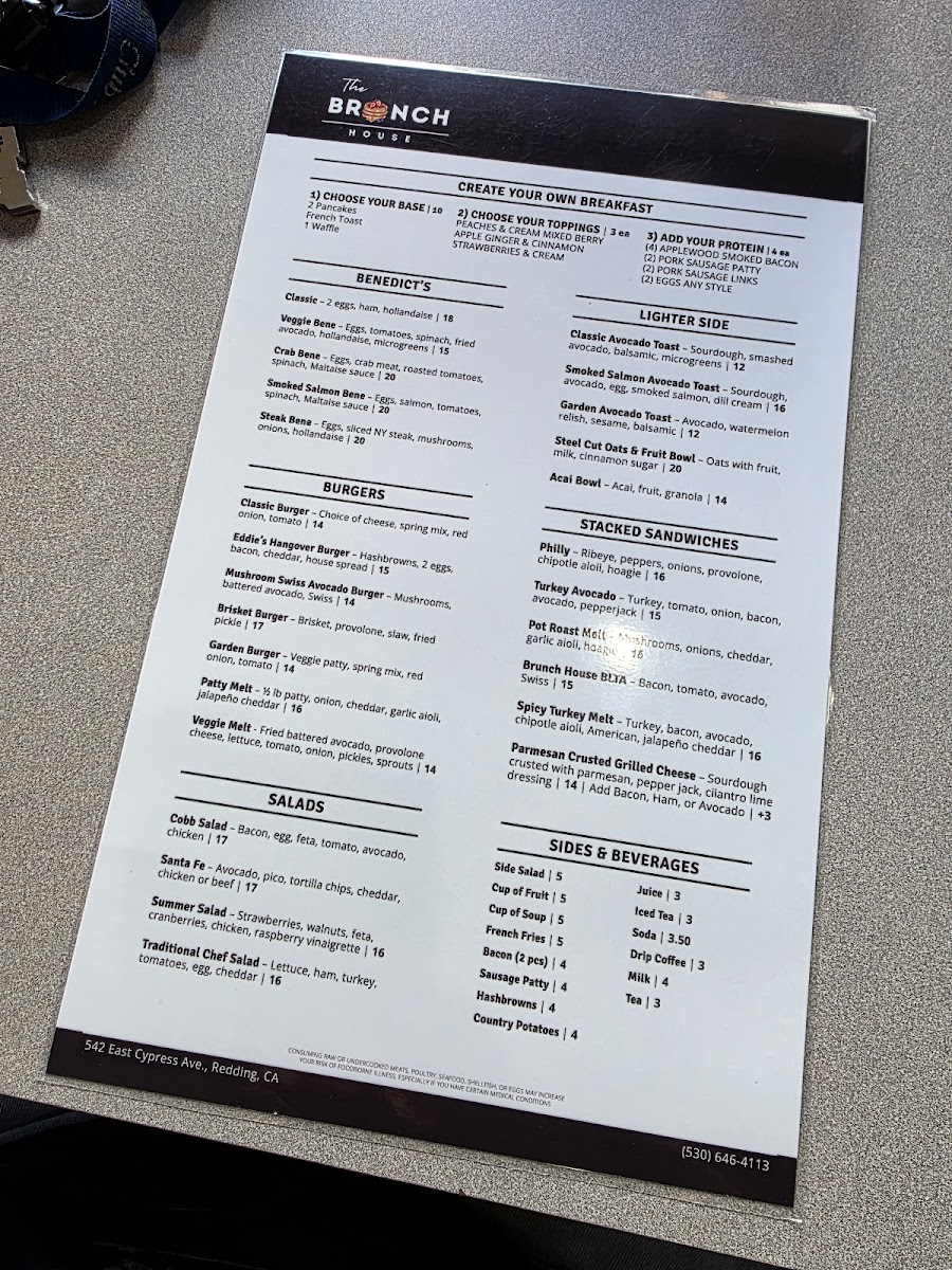 The Brunch House Photo Menu 8