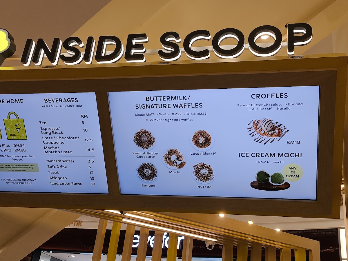 Inside Scoop Suria KLCC Photo Menu 3