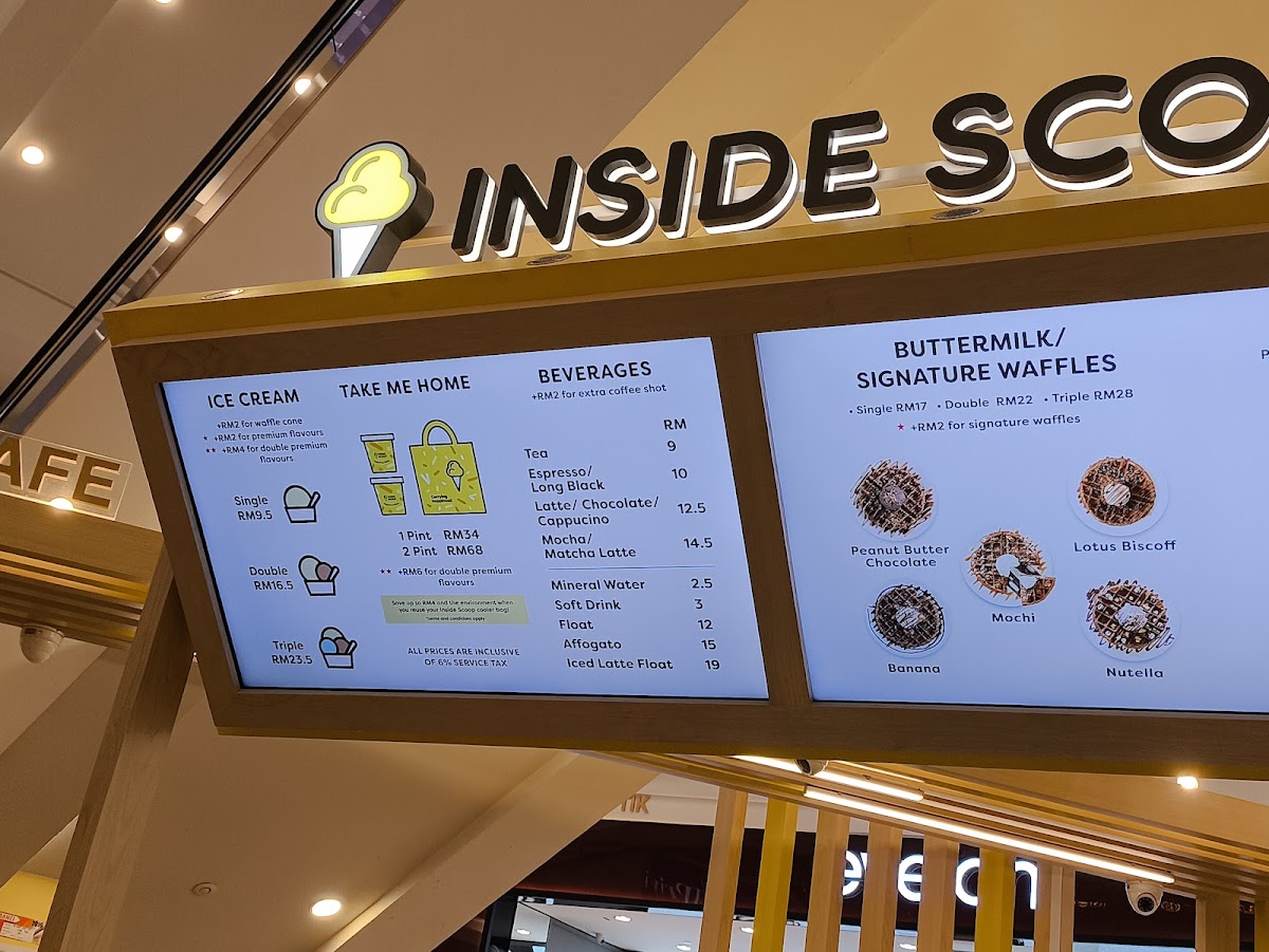 Inside Scoop Suria KLCC Photo Menu 6