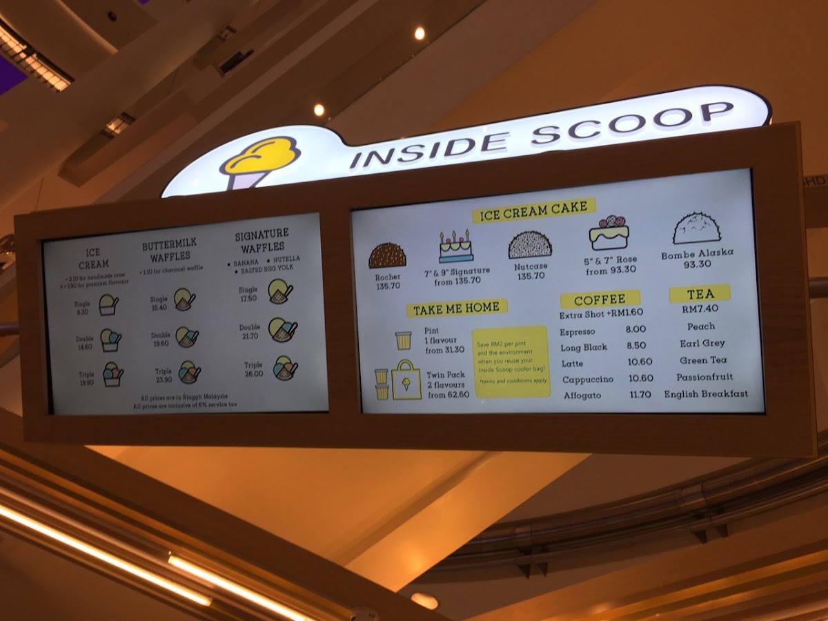 Inside Scoop Suria KLCC Photo Menu 7