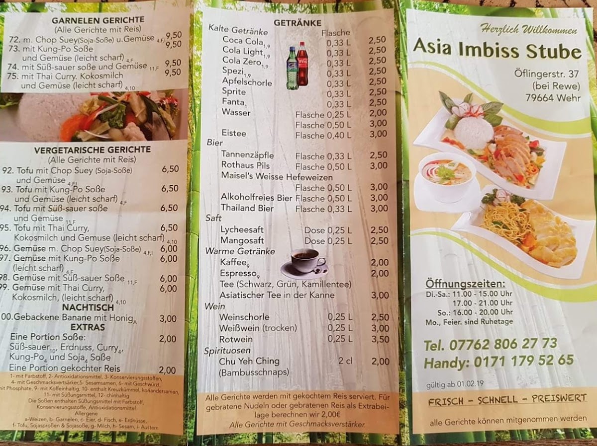 Asia-Imbiss-Stube Photo Menu 2