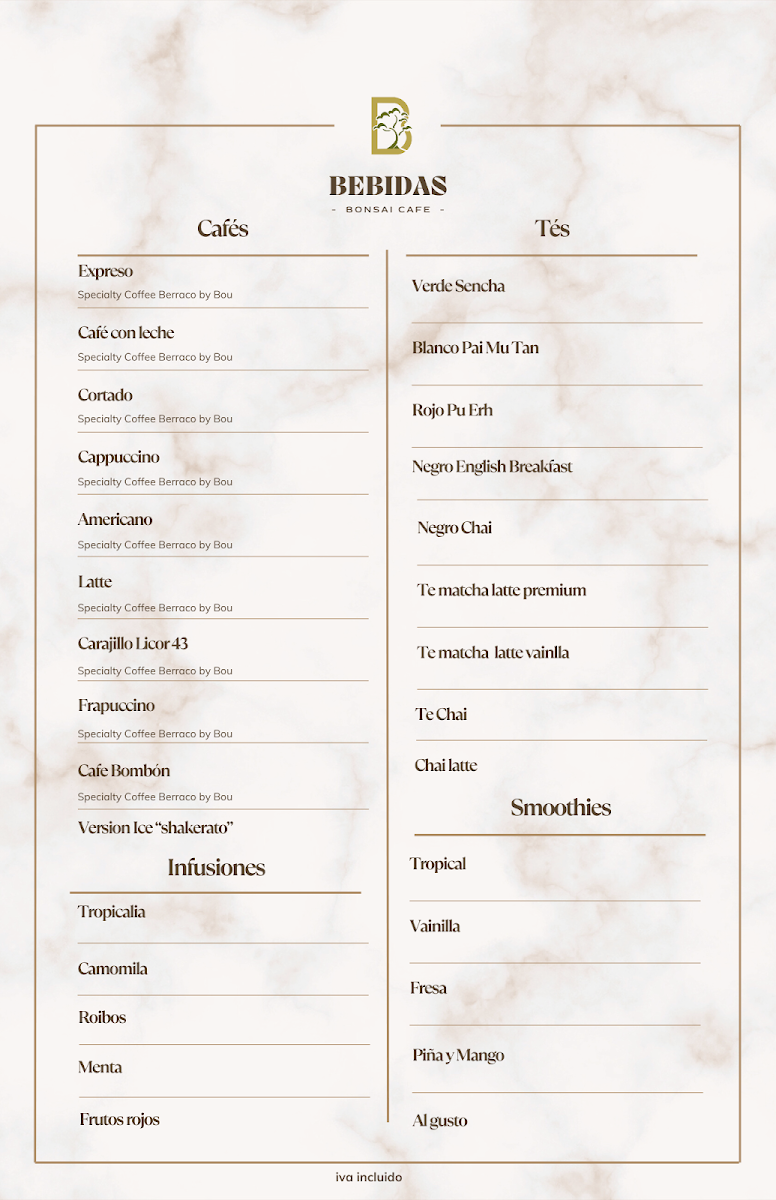 Bonsai Café Photo Menu 6