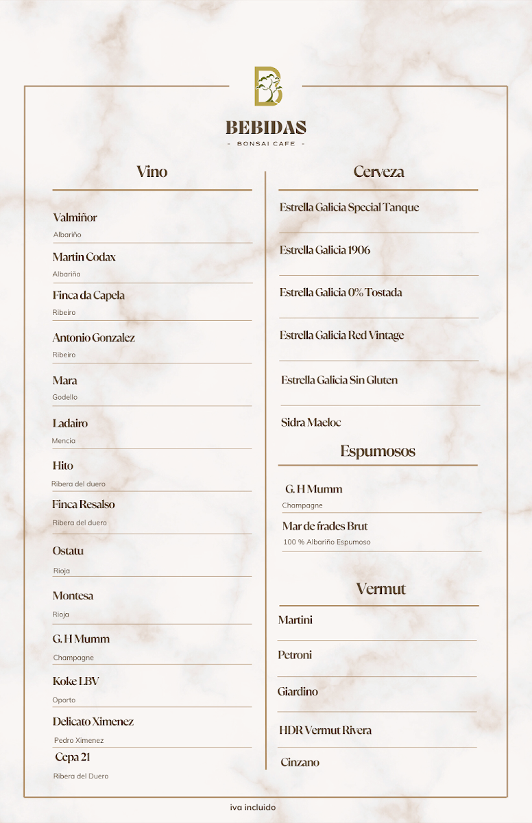 Bonsai Café Photo Menu 7