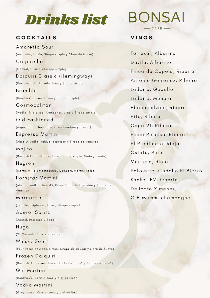 Bonsai Café Photo Menu 8