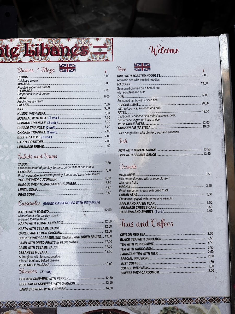 Tabulé Cocina Libanesa Photo Menu 2