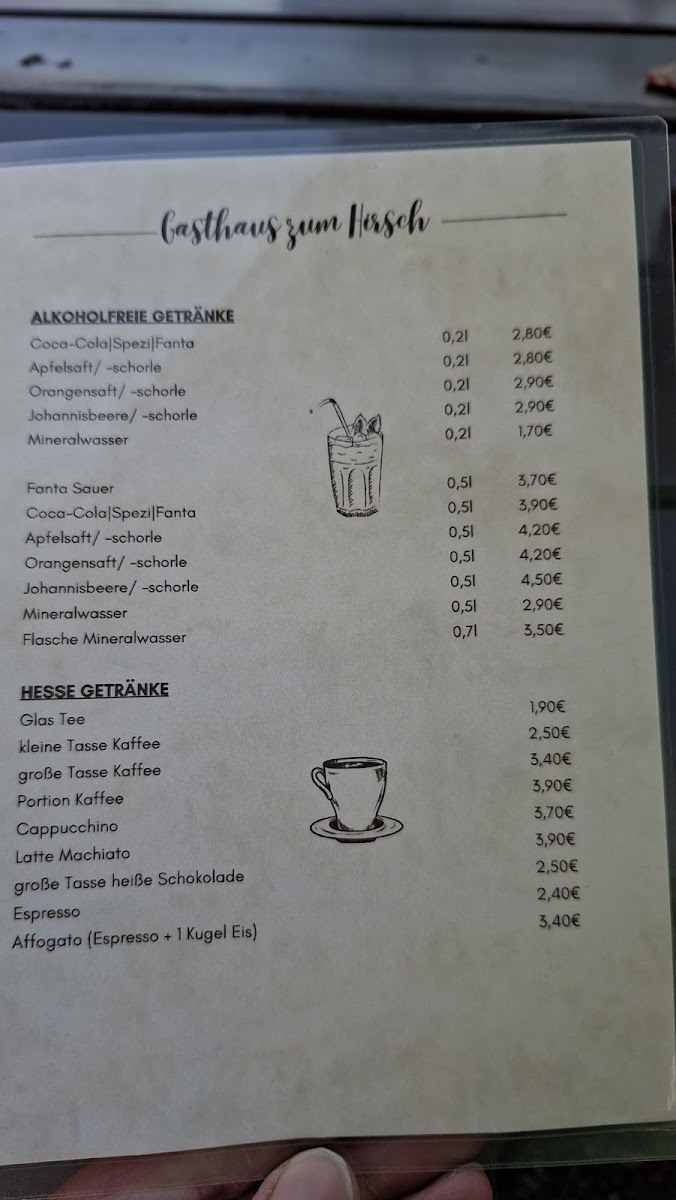 Ottokar Leute Gaststätte Photo Menu 2