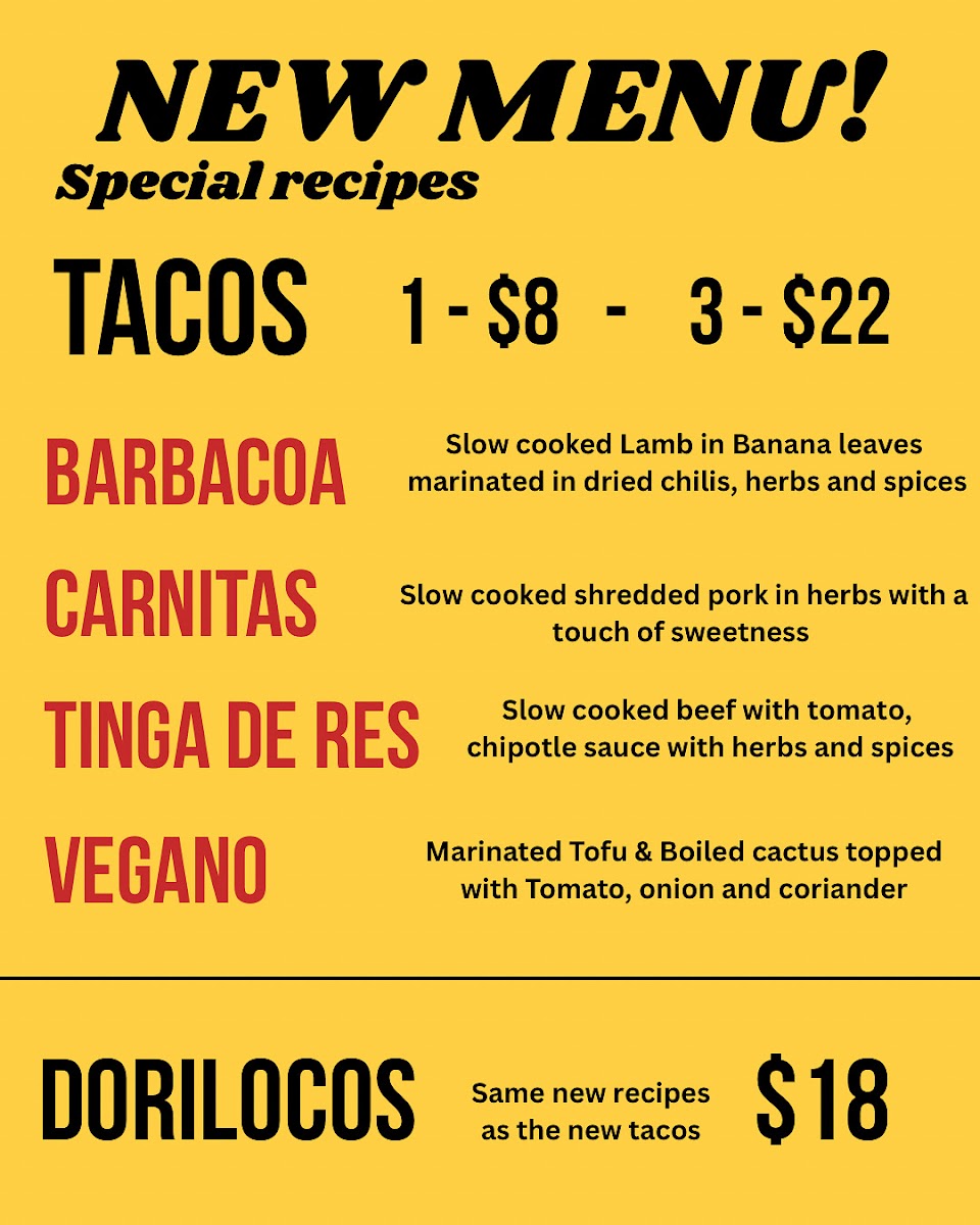 Abe’s Comida Mexicana Photo Menu 3
