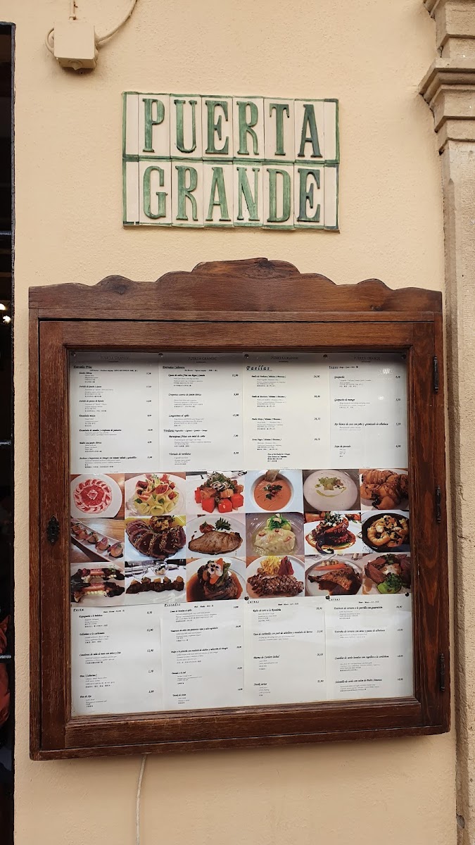 Puerta Grande Photo Menu 4