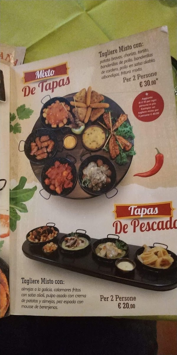 España Sapori Spagnoli Photo Menu 2