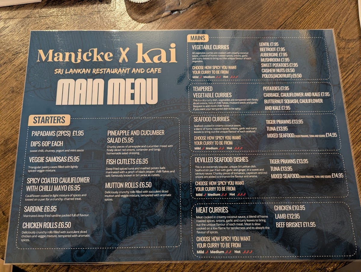 Kai Restaurant Cafe Bar Photo Menu 4
