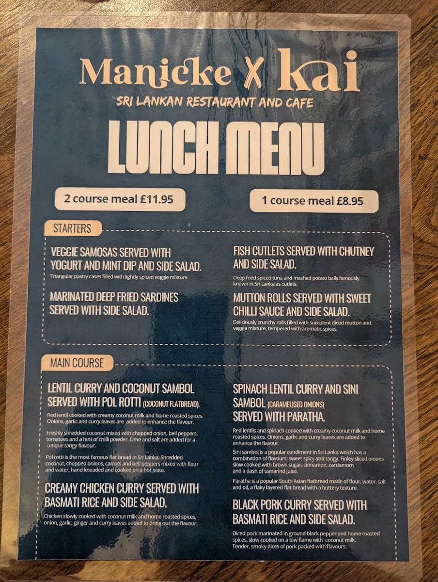 Kai Restaurant Cafe Bar Photo Menu 5