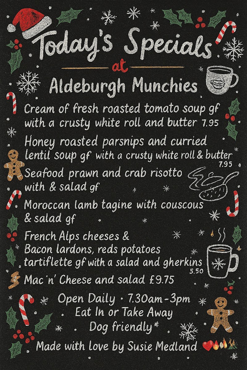 Aldeburgh Munchies Photo Menu 1