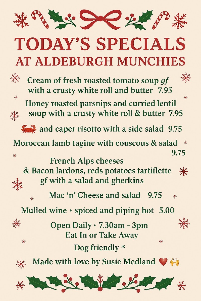 Aldeburgh Munchies Photo Menu 2