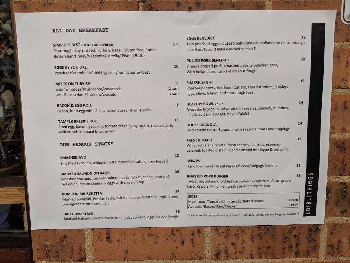 KillaBrew coffee Photo Menu 5