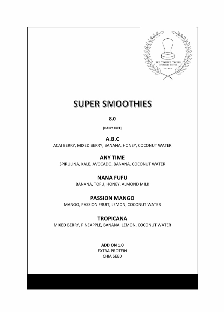 KillaBrew coffee Photo Menu 8