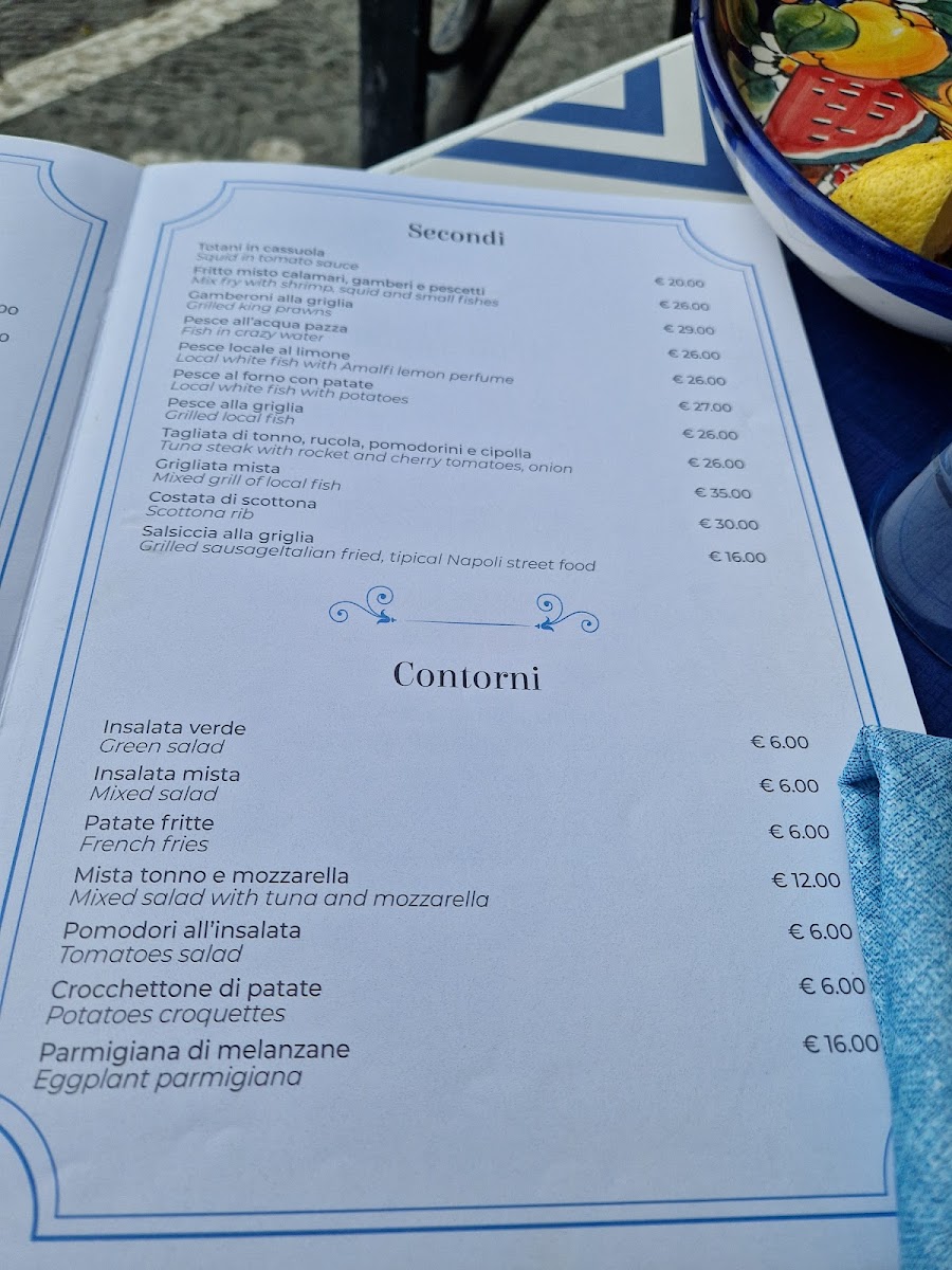 Le Palme Photo Menu 2